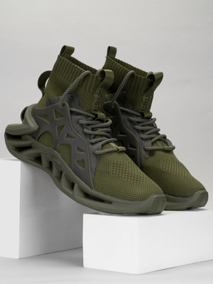 ATOM Alphabounce High Tops For Men(Olive , 10)