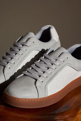 Snitch Grey Solid Sneakers Sneakers For Men(Grey , 9)