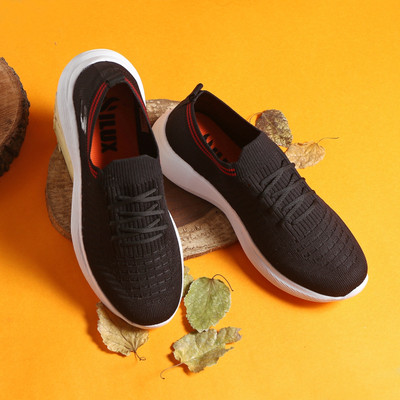 Hilux Modern Attractive Walking Shoes For Men(Black , 9)