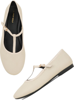 DROP BOLD Bellies For Women(White , 4)