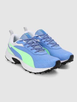 PUMA Cricket Active Cricket Shoes For Men(Blue , 10)