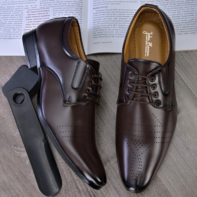 John Karsun Lace Up For Men(Brown)