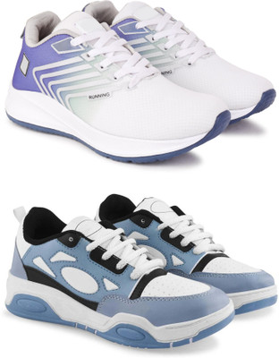 New Oranie Stylish Casual Shoes for Men Casuals For Men(Blue, White , 9)