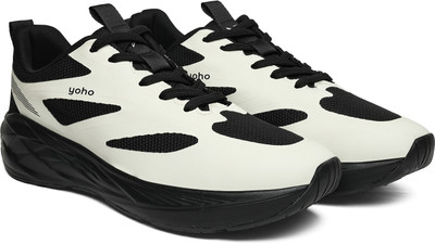 yoho Tempo 0906 Sneakers For Men(Black, White , 10)