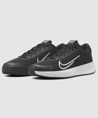 NIKE Court Vapor Lite 2 Tennis Shoes For Men(Black , 8)