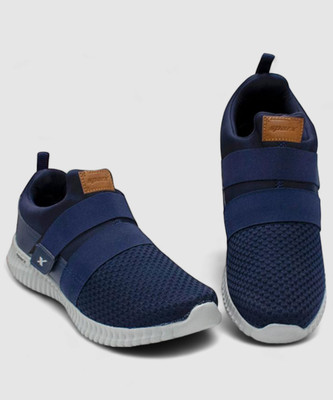 Sparx SM 406 Slip On Sneakers For Men(Navy, Grey , 8)