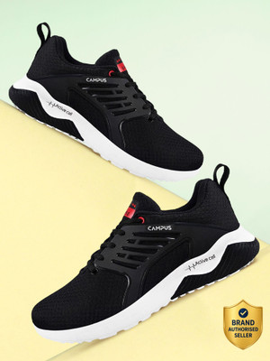 CAMPUS CRYSTA PRO Running Shoes For Men(Black , 7)