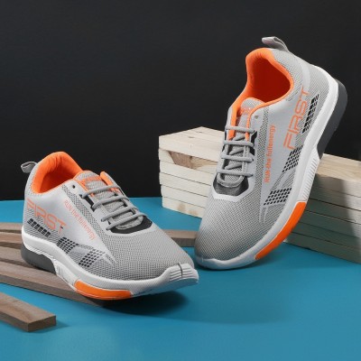 Elevarse Trendy Comfort Shoe|Light Weight Shoe|Eva Sports Shoe Running Shoes For Men(Grey)