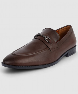 LOUIS STITCH Formal Slipon (RGMCAB) Mocassin For Men(Brown , 8)