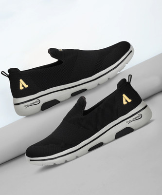 Aqualite VEGAS-10 Black/Gold Men Casual Shoes Walking Shoes For Men(Black , 6)