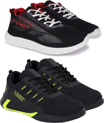 New Oranie Stylish Casual Shoes for Men Casuals For Men(Black, Black , 8)