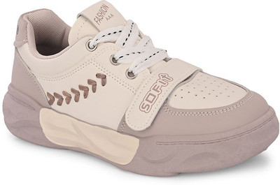 Roadster RDECSP203BG Jogging Shoes For Women(Beige , 4)