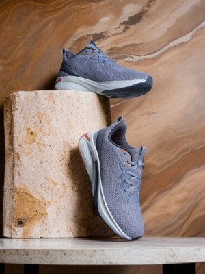 Abros STARE-ON Running Shoes For Men(Grey , 9)