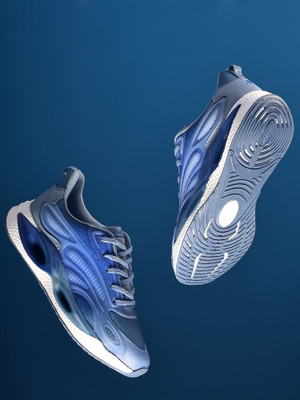 Sparx SM 9075 | Stylish, Comfortable | Lace Up For Men(Blue, Grey , 9)