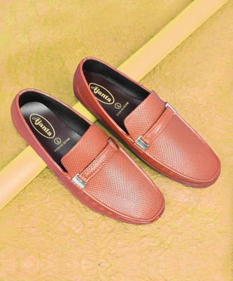 AJANTA Casual PVC Waterproof Loafers For Men(Copper , 6)