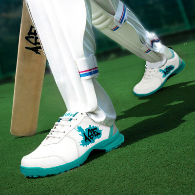 ASE Cricket Shoes Rubber Studs Cricket Shoes For Men Cricket Shoes For Men(Green , 7)