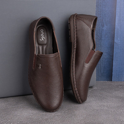 one8 Slip On For Men(Brown , 8)