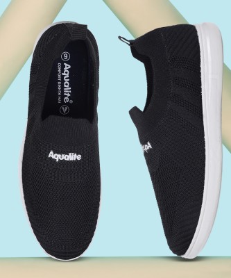 Aqualite PLS-602 Slip On Sneakers For Men(Grey, Black)