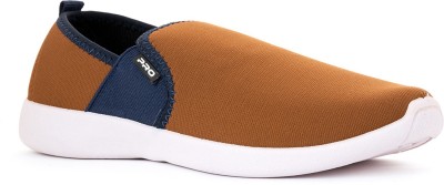 Khadim's Pro Tan Brown Slip On Casual Shoe For Men(Tan, Navy , 7)