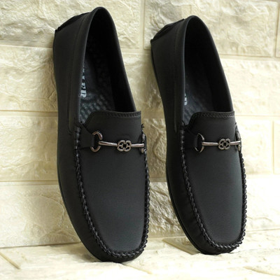 KILLER Formal & Casual Loafers for Men | Stylish, Comfortable & Lightweight Daily Shoes Loafers For Men(Black , 9)