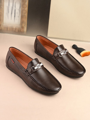 PROVOGUE Loafers For Men(Brown , 7)