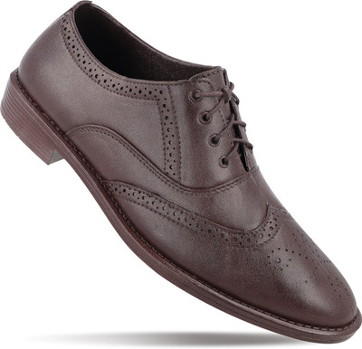 WALKAROO Casual Shoes with Soft Sole, Lightweight Sneakers For Men(Brown , 6)