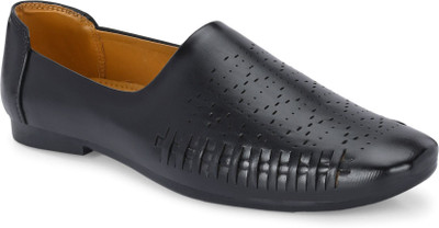 Server Summer Comfortable Outdoor Lightweright | Traditional Classic Jutis Slip On Mojaris For Men(Black , 8)