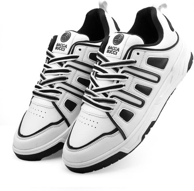 bacca bucci Metrolites Urban Pulse Edition Sneakers For Men(White , 9)