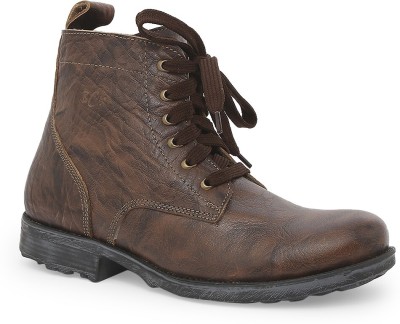 BUCKAROO BUCKAROO: HUNTLEY Genuine Leather Tan Casual Boots For Mens Boots For Men(Brown)