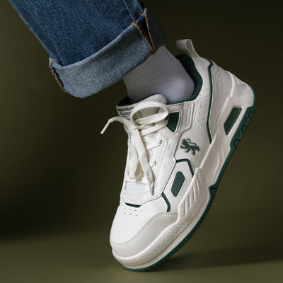 RED TAPE Lifestyle|Elegantly Rounded Front, Soothing Insole Sneakers For Men(White, Green , 6)