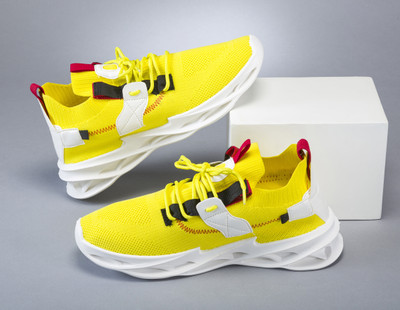 RapidBox Sneakers For Men(Yellow , 8)