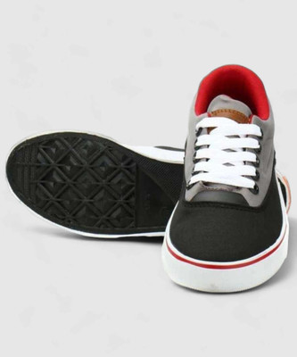 Sparx SM 322 | Stylish, Comfortable | Canvas Shoes For Men(Grey, Black , 8)