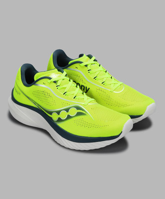 SAUCONY KINVARA 15 Running Shoes For Men(Green , 11)