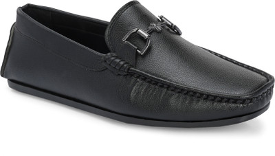 BUCIK Loafers For Men(Black , 6)