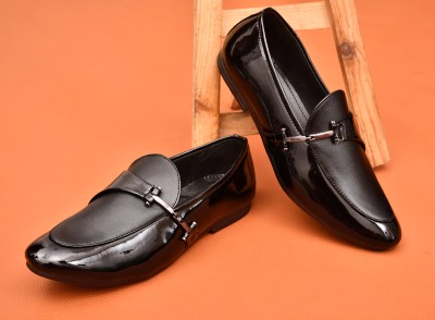 AKIKO H Loafers For Men(Black)