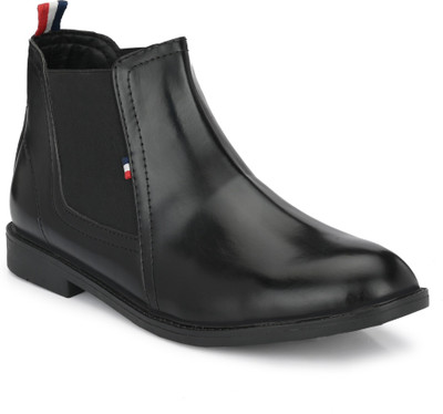 Foxyfoot Chelsea Boots for Men Boots For Men(Black , 10)
