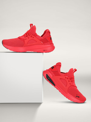 PUMA Softride Enzo Evo Walking Shoes For Men(Red , 9)