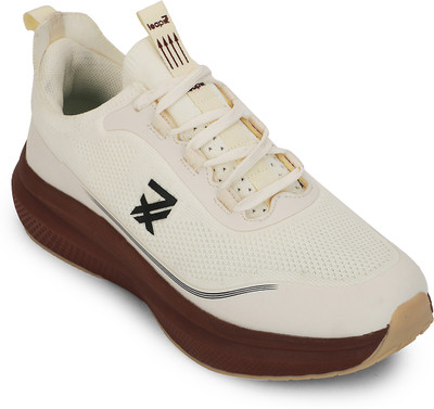 LIBERTY Leap7x AUSTRIA-1 Sports Shoes With Rubber Sole | Comfortable Lacing Walking and Running Shoes For Men(Beige , 10)
