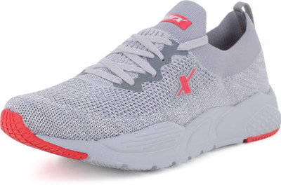 Sparx SM 680 Running Shoes For Men(Grey, Red , 9)