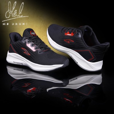 asian Innova-02 Black Sports,Casual,Walking,Training, Running Shoes For Men(Black)