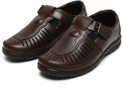 MAGIC Stylish Formal Shoes for Men | Comfortable Fit Walking Shoes For Men(Brown , 6)