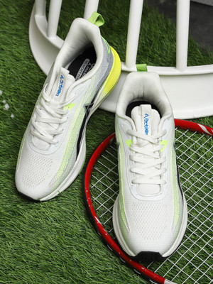 action Athleo BULLET 109 Stylish Lightweight Comfortable Sports Lace Up Running Shoes For Men(Green, White , 10)