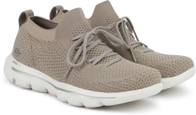Skechers Go Walk Evolution UL Running Shoes For Women(Grey)