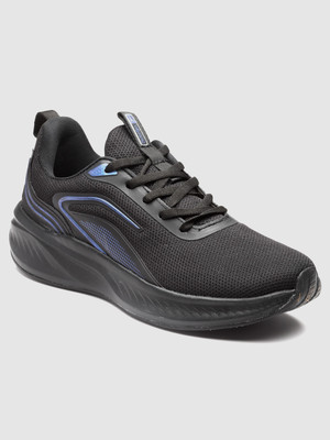 action Athleo RUNNER 131 Durable Comfortable Lightweight Sports Lace Up Running Shoes For Men(Black , 7)