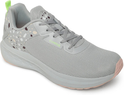CAMPUS Women's Sports Shoes | Cushioned Memory Foam Insole | Mesh Upper |Lace-Up Training & Gym Shoes For Women(Grey , 7)