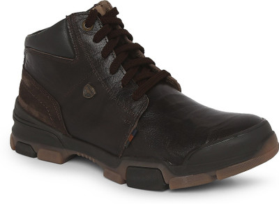 BUCKAROO CASTO Genuine Leather Brown Casual Boots for Men: BUCKAROO Boots For Men(Brown, Tan)