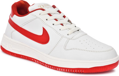OSKY OSKY Air Red Edition Sneakers For Men(Red, White , 9)