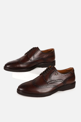 LOUIS PHILIPPE Lace Up For Men(Brown , 10)