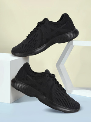 NIKE Revolution 4 Running Shoes For Men(Black , 5)