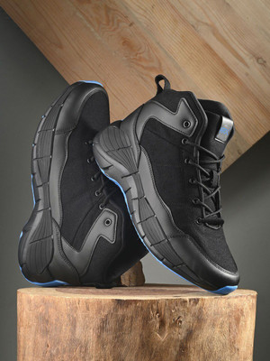 HRX by Hrithik Roshan HX-045 04 Basketball Shoes For Men(Black , 6)